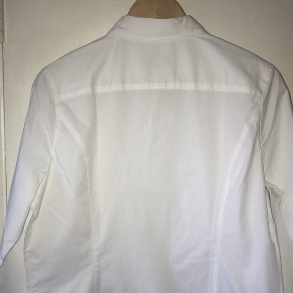 Dickies Girls XL Long White Sleeve Shirt NWT - Picture 11 of 15